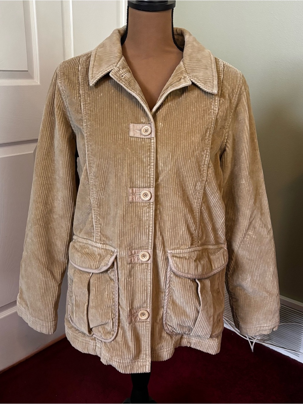 L.L.Bean Corduroy Barn Jacket Chore Coat Women's Medium